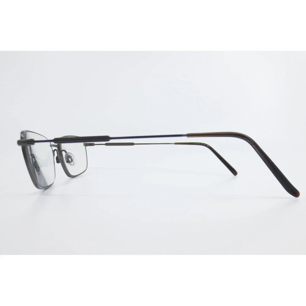 Mykita Perfection Eyeglasses Matte Brown Rectangular Metal Frame 53-17-145 38370